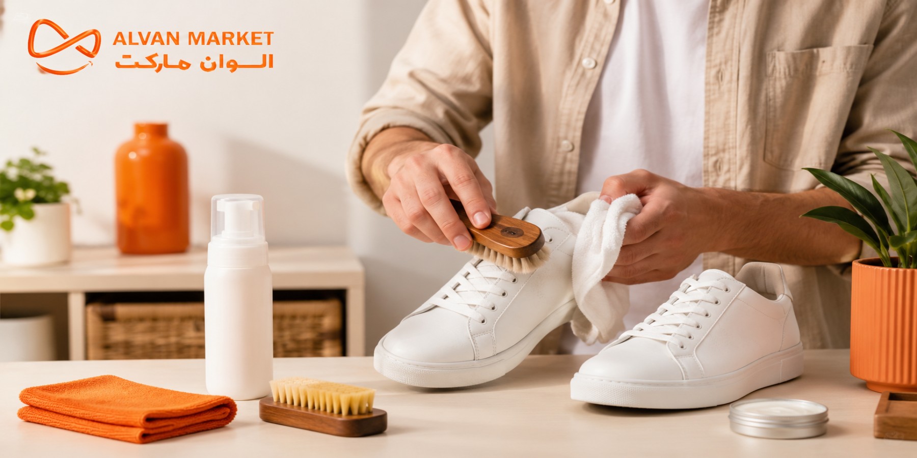 تمیز کردن کفش چرمی با واکس مخصوص